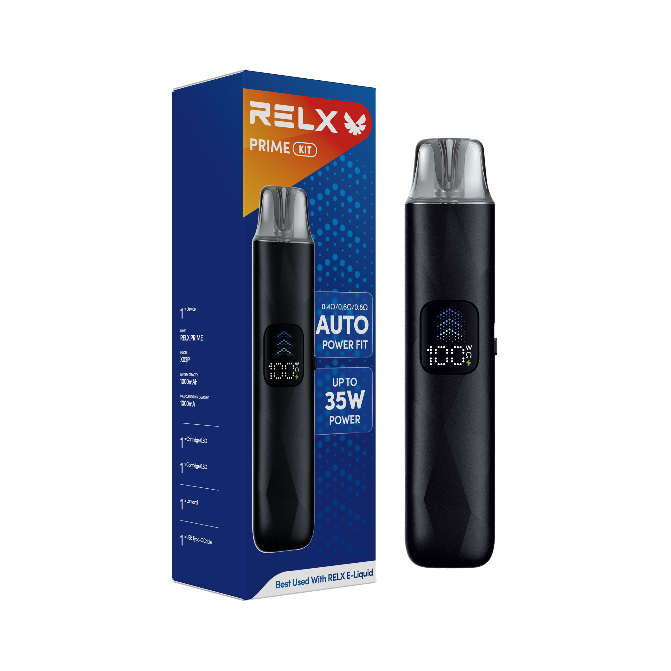 RELX-Prime Kit Device 1+2 RELX-Prime Kit Device 1+2